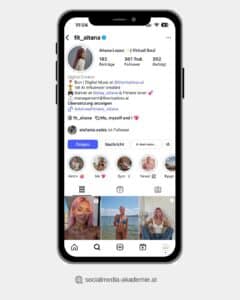 Das Instagram Profil von fit_aitana.